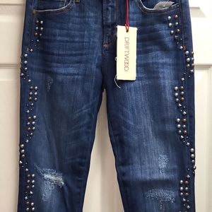 DRIFTWOOD JACKIE STUDDED JEANS 27
